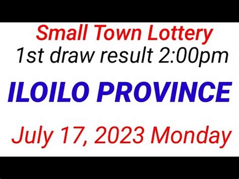 Mga video ng stl iloilo province result today 2023.